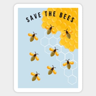 Bees Sticker